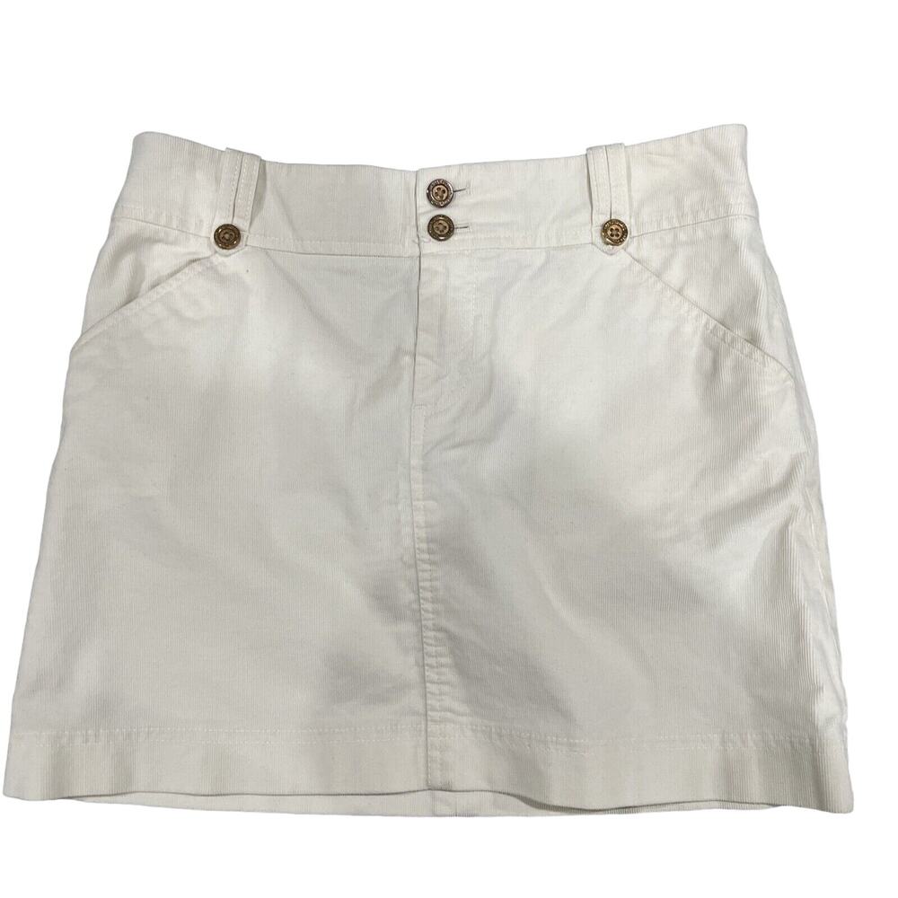 Lilly Pulitzer Skirt Women 0‎ Ivory Corduroy